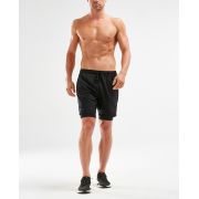 2XU - pantaloni scurti 2in1 cu colanti compresie pentru barbati XCTRL 7 inch short with compression - negru