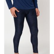 2XU colanti lungi compresie barbati Compression Accelerate Print - negru albastru Ashphalt Maratime Blue