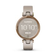 Garmin - Lily Sport - rama rose gold cu carcasa light sand si bratara din silicon - ceas inteligent