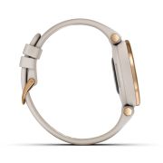 Garmin - Lily Sport - rama rose gold cu carcasa light sand si bratara din silicon - ceas inteligent
