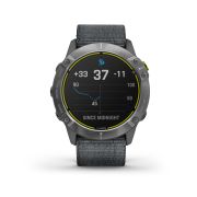 Garmin Enduro - argintiu cu curea de nailon - ceas multisport cu GPS pentru ultraperformanta