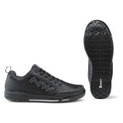Northwave Clan - pantofi pentru ciclism flat - negru