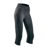 Northwave Crystal 2 - pantaloni ciclism trei sferturi pentru femei - negru