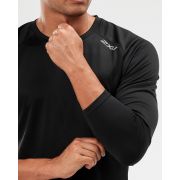 2XU - Bluza cu maneca lunga barbati XVENT Long Sleeve Top - negru reflexiv