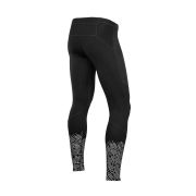 2XU - Colanti compresie iarna pentru barbati cu elemente reflectorizante Wind Defence winter Compression Tights - negru argintiu reflexiv