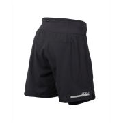2XU - Pantaloni scurti compresie alergare 2 in 1 barbati Comp 7" Shorts - negru argintiu