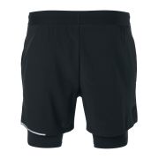 2XU - Pantaloni scurti de alergare pentru barbati 2-in-1 XVENT 5 inch - negru argintiu reflexiv