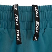 2XU - Pantaloni scurti de alergare pentru barbati XVENT 5" - verde inchis sage reflexiv