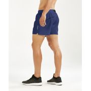 2XU - Pantaloni scurti de alergare pentru barbati XVENT Vapourise 5" - albastru navy