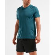 2XU - Tricou tehnic barbati GHST SS Tee - albastru Corsair