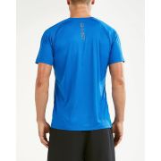 2XU - Tricou tehnic barbati GHST SS Tee - albastru Lapis auriu