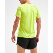2XU - Tricou tehnic barbati GHST SS Tee - verde fluo Wild Lime