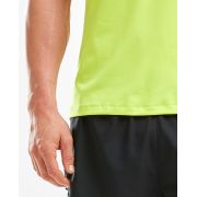 2XU - Tricou tehnic barbati GHST SS Tee - verde fluo Wild Lime
