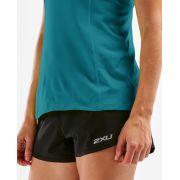2XU - maiou alergare pentru femei GHST Singlet - verde teal
