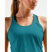 2XU - maiou alergare pentru femei GHST Singlet - verde teal