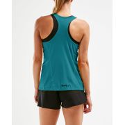 2XU - maiou alergare pentru femei GHST Singlet - verde teal
