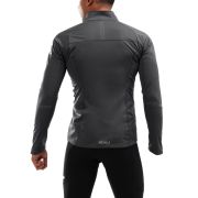 2XU geaca vreme rece barbati Wind Defence Membrane Jacket - gri inchis negru