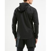2XU geaca waterproof alergare ploaie pentru barbati Pursuit AC Shell - negru