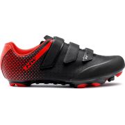 Northwave Origin 2 - pantofi pentru ciclism MTB - negru-rosu