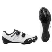Northwave Rebel 2 - pantofi pentru ciclism MTB - alb-negru