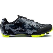 Northwave Rebel 2 - pantofi pentru ciclism MTB - camo-galben