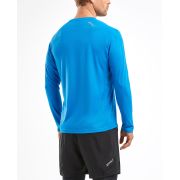 2XU - Bluza cu maneca lunga barbati XVENT Long Sleeve Top - albastru daphne