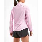 2XU - Jacheta alergare pentru femei XVENT Run Jacket - roz orhidee Winsome
