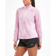 2XU - Jacheta alergare pentru femei XVENT Run Jacket - roz orhidee Winsome