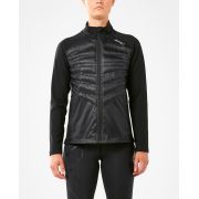 2XU - Jacheta vreme rece pentru femei XVENT Heat Half Puffer Jacket - negru