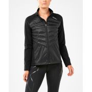 2XU - Jacheta vreme rece pentru femei XVENT Heat Half Puffer Jacket - negru