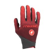 Castelli manusi ciclism cu degete lungi CW 6.1 Cross - rosu-negru