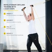 Finis corzi antrenement Dryland Trainer, 9mm - rosu (nivel avansati)