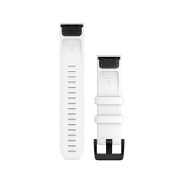 Garmin curea silicon QuickFit 22 - alb cu catarama neagra