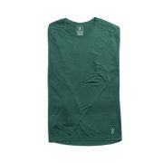 On Performance-T - bluza tehnica cu maneca lunga pentru barbati - verde Evergreen negru