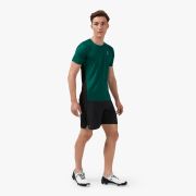 On Performance-T - tricou sport tehnic pentru barbati - verde Evergreen negru