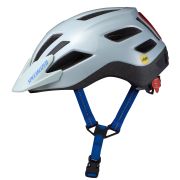 Specialized casca ciclism copii Shuffle Child LED - alb lucios Gloss Ice albastru Cobalt