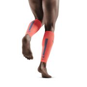 CEP - Compresie gamba barbati Calf Sleeves 3.0 - portocaliu coral gri inchis