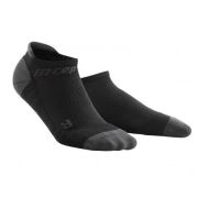 CEP sosete de compresie peste glezna 8cm femei Low Cut Ultralight - negru gri