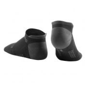 CEP sosete de compresie peste glezna 8cm femei Low Cut Ultralight - negru gri