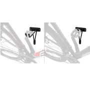 Force - Suport pentru biciclete Force ECO, tip carlig pe perete cu prindere de pedala - negru