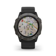 Garmin Fenix 6x Sapphire Carbon Grey DLC - HRM-Tri bundle