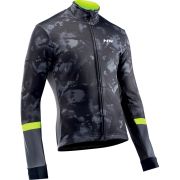 Northwave jacheta ciclism pentru iarna  Blade Total Protection - camuflaj negru fluo galben