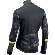 Northwave jacheta ciclism pentru iarna  Blade Total Protection - camuflaj negru fluo galben