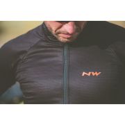 Northwave jacheta ciclism pentru iarna Extreme 3 Total Protection - negru-portocaliu