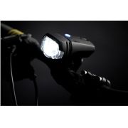 AXA - Lumina bicicleta fata (far fata) Greenline, 50 lux USB, 1 led - negru