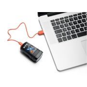 AXA - Lumini bicicleta fata (far fata) Greenline, 30 lux USB, 1 led - negru