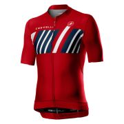 Castelli - tricou pentru ciclism cu maneca scurta Hors - rosu