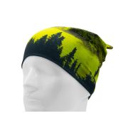Instinct Necktube Black Mountain esarfa tip buff - negru verde