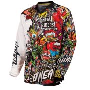 O-Neal - Bluza maneca lunga Mayhem Crank - Negru Multicolor
