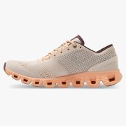 On Cloud X - pantofi alergare pentru femei - Gri Silver/Almond